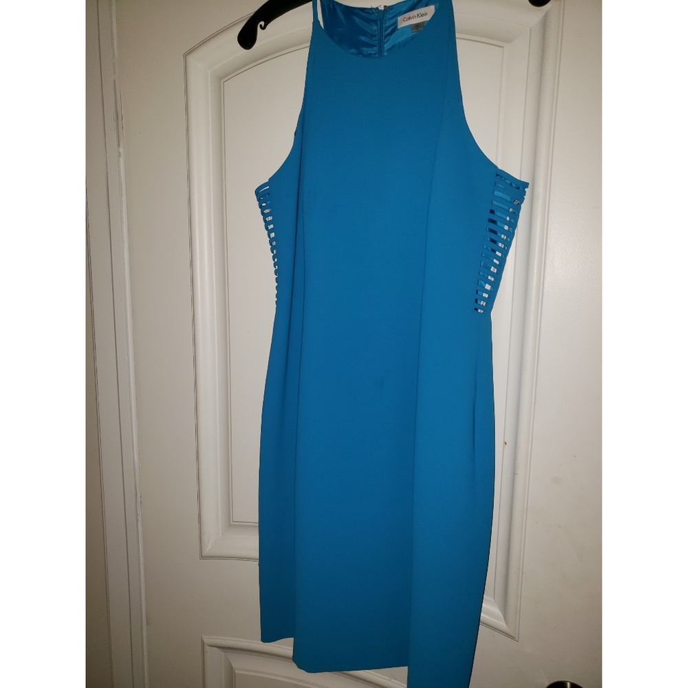 Calvin Klein blue dress